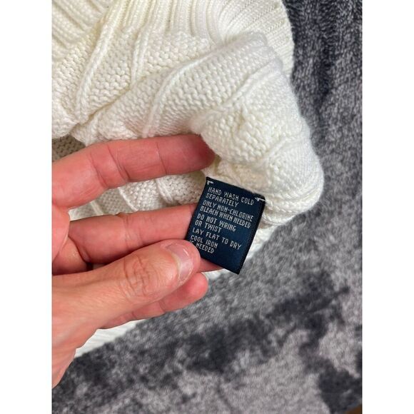 Vtg Polo Ralph Lauren Cricket Cable Knit Sweater Vest Tennis Logo Sleeveless XL - Picture 6 of 12